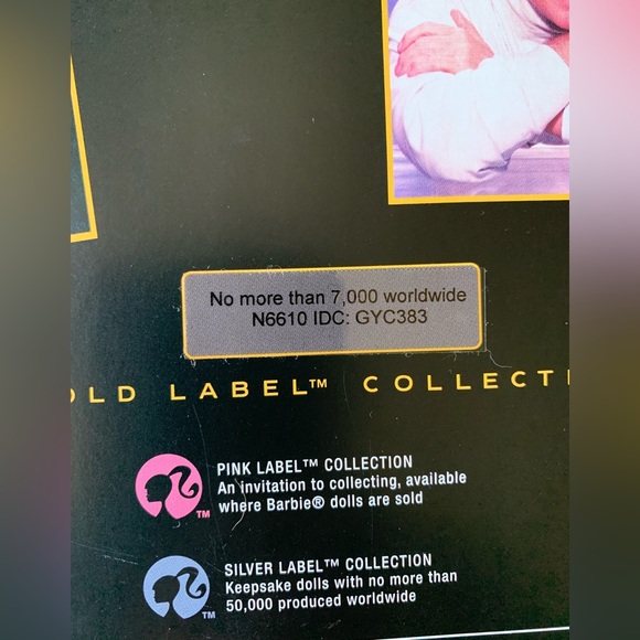 RARE-Golden Legacy Barbie Doll Bob Mackie Gold Label Limited Edition 2009 Mattel - Picture 4 of 5